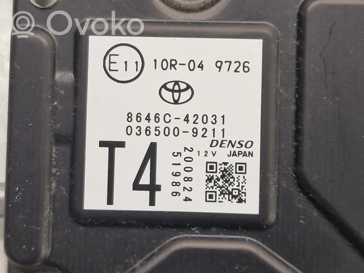 Toyota C-HR Tuulilasin tuulilasikamera 8646C42031