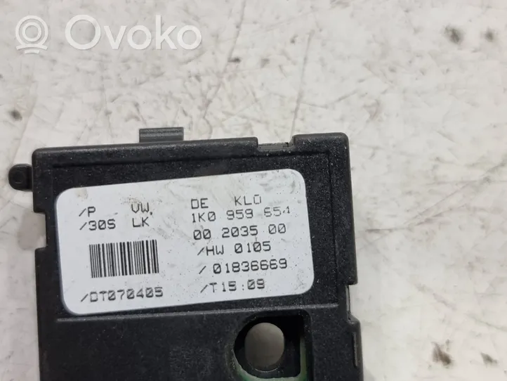 Volkswagen Touran I Ohjauspyörän kulma-anturi 1K0959654