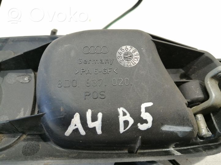 Audi A6 S6 C4 4A Rankenėlė atidarymo vidinė 8D0837019