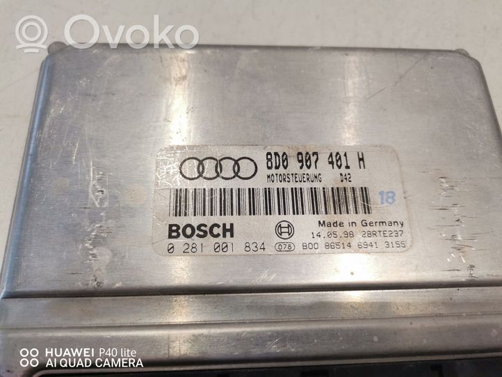 Audi A6 S6 C4 4A Centralina/modulo del motore 8D0907401H