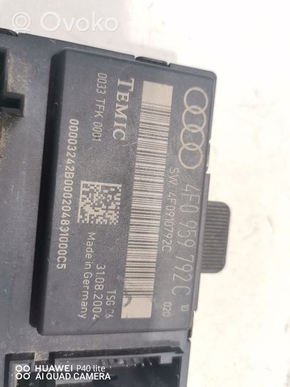 Audi A6 S6 C6 4F Блок управления дверью 4F0959792C