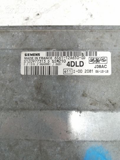 Ford Fusion Calculateur moteur ECU 6S6112A650GD