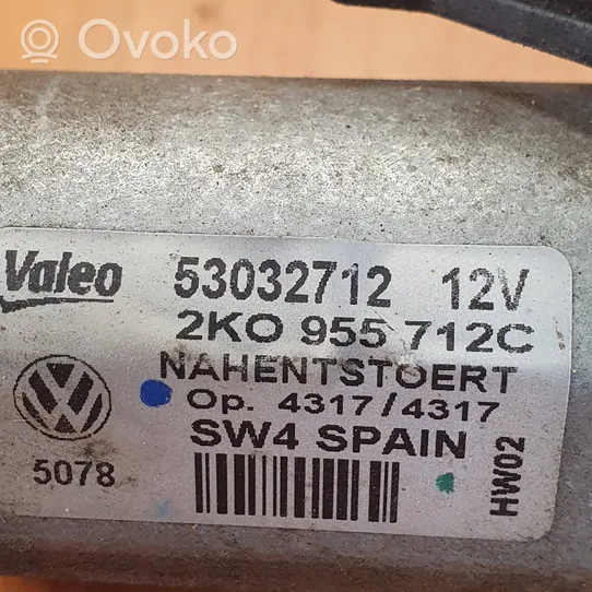 Volkswagen Caddy Silniczek wycieraczki szyby tylnej 2K0955712C