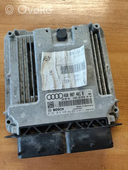 Audi A7 S7 4G Calculateur moteur ECU 4G0907401Q