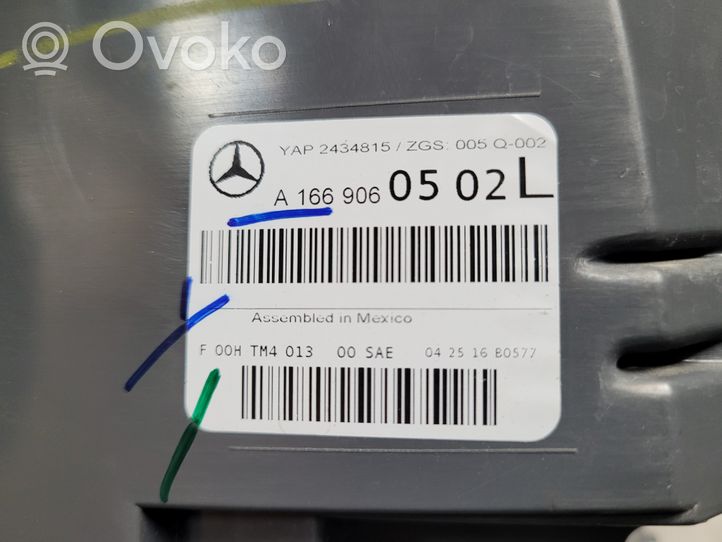 Mercedes-Benz GLS X166 Lampa tylna A1669060502