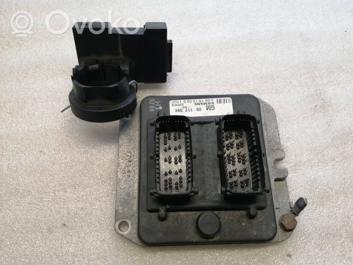 Opel Zafira A Unité de commande, module ECU de moteur 09117394