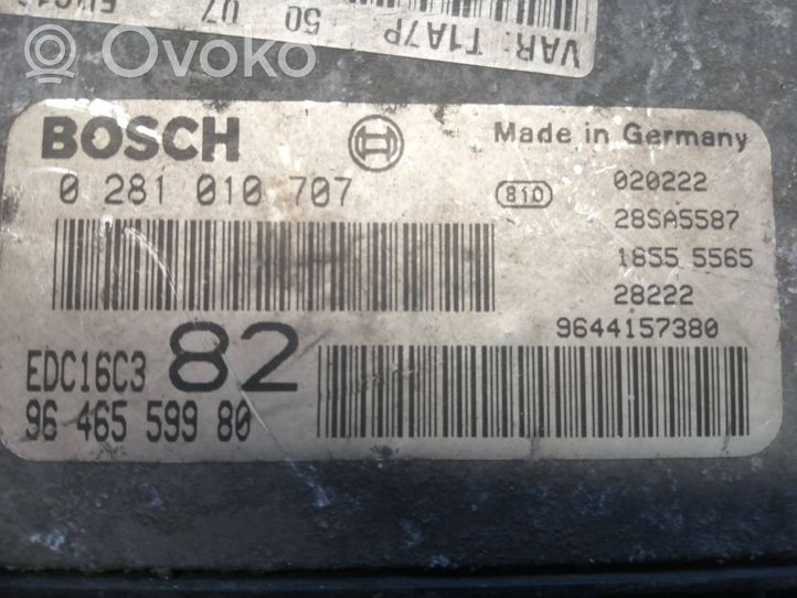 Peugeot 206 Motorsteuergerät/-modul 9646559980