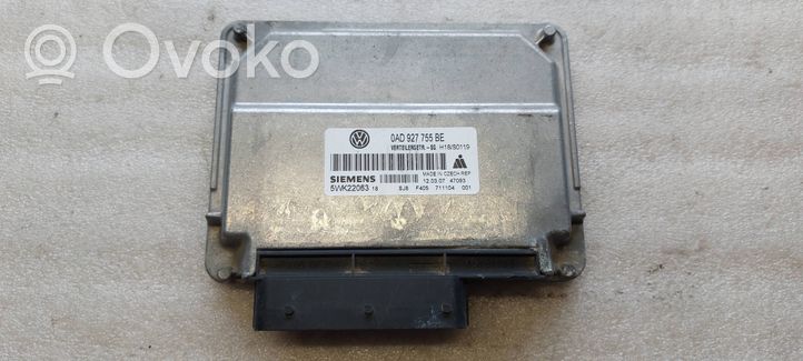 Volkswagen Touareg I Voimansiirron vaihteiston venttiilin kotelo 0AD927755BE