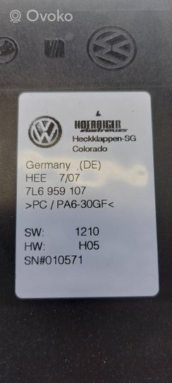 Volkswagen Touareg I Sterownik / Moduł elektrycznej klapy tylnej / bagażnika 7L6959107