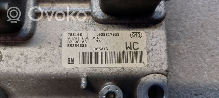 Opel Astra H Sterownik / Moduł ECU 0261208394