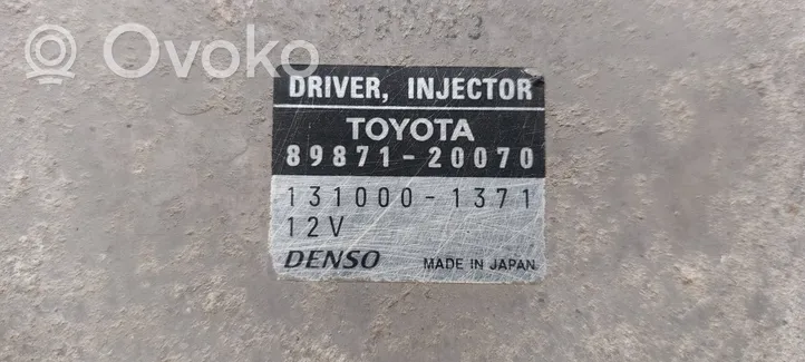 Toyota Avensis T250 Sterownik / Moduł wtrysków 8987120070