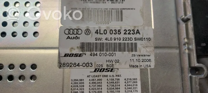 Audi Q7 4L Amplificateur d'antenne 4L0035223A