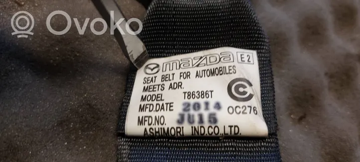 Mazda 3 III Ceinture de sécurité arrière centrale (siège) TIS7212551