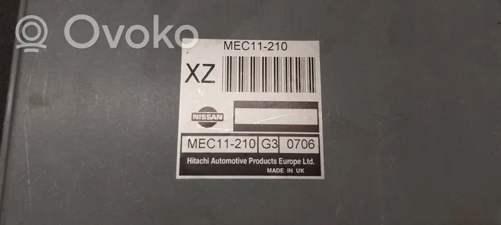 Nissan Almera N16 Sterownik / Moduł ECU MEC11210