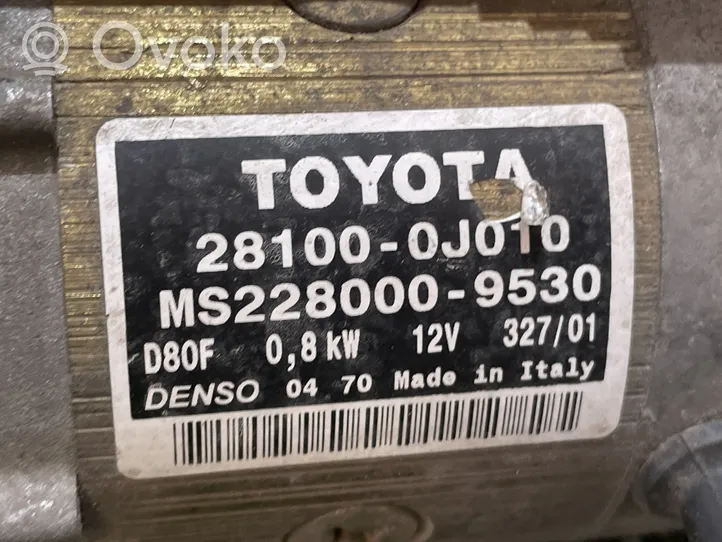Toyota Yaris Démarreur 28100-0J010