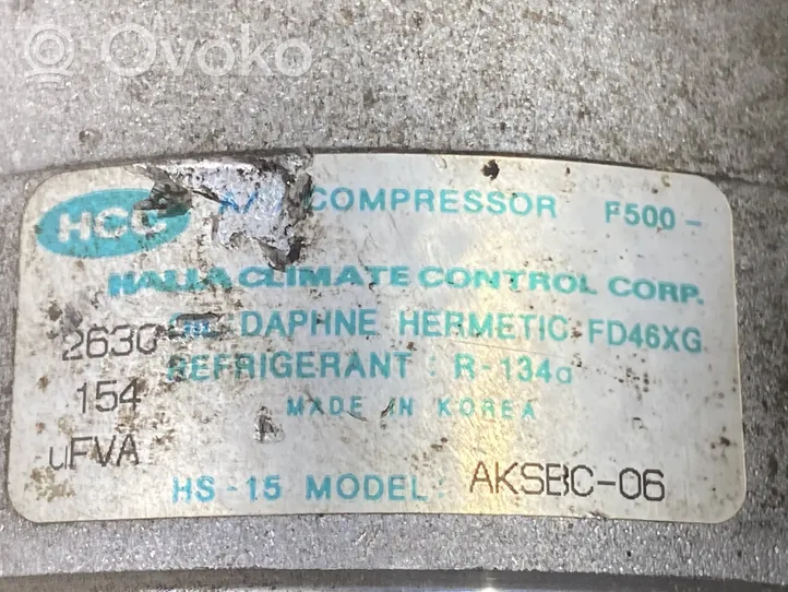 Hyundai Coupe Compressore aria condizionata (A/C) (pompa) AKSBC-06