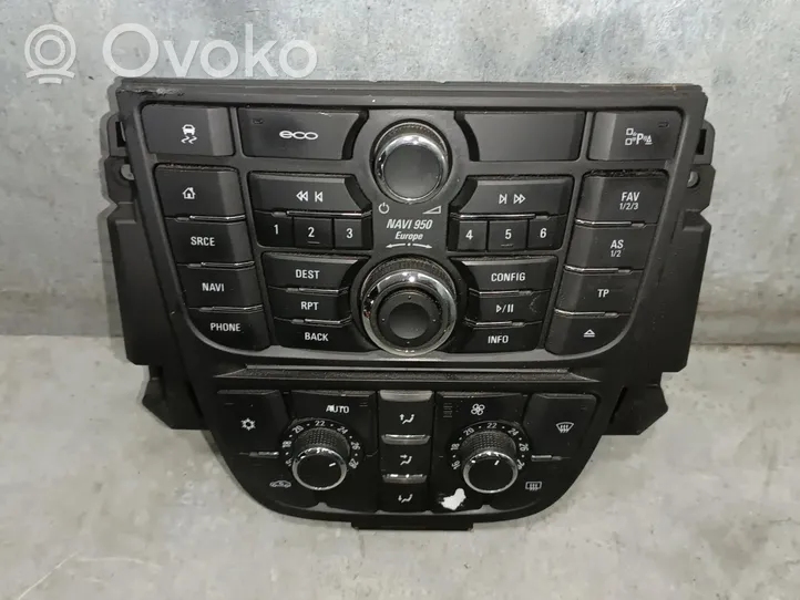 Opel Astra J Radio/CD/DVD/GPS-pääyksikkö 13406671