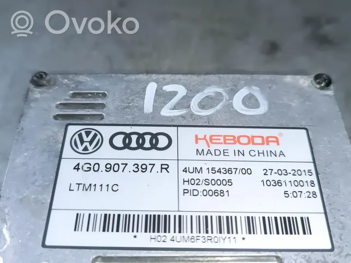 Audi Q3 8U Xenon-valojen ohjainlaite/moduuli 4G0907397R