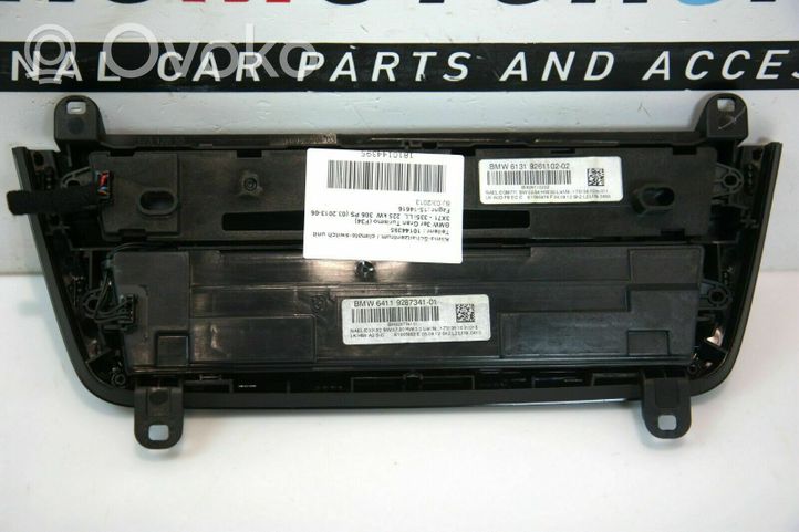 BMW 3 F30 F35 F31 Console centrale, commande chauffage/clim 014267