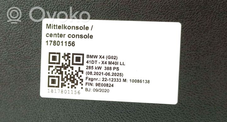 BMW X4 G02 Keskikonsoli 023976