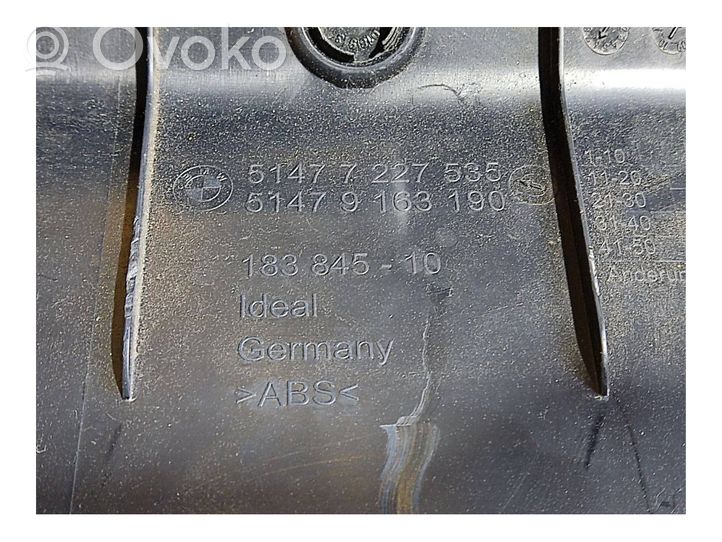 BMW 5 F10 F11 Bagažinės slenksčio apdaila 9163190