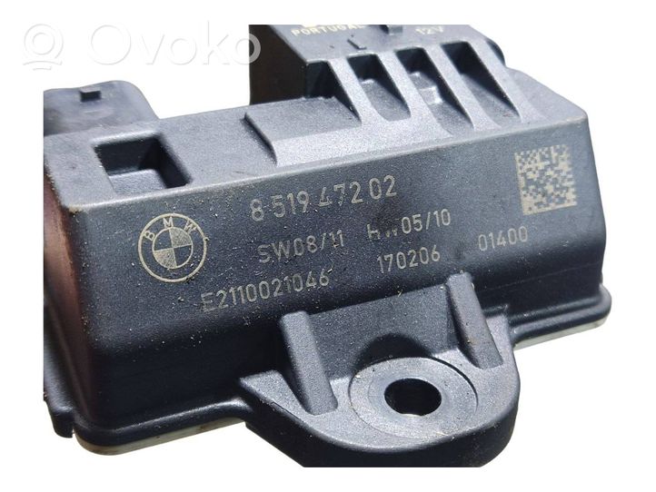 BMW 3 F30 F35 F31 Glow plug pre-heat relay 8519472