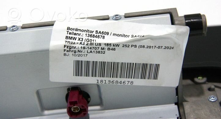 BMW X3 G01 Ekrāns / displejs / mazais ekrāns 008603