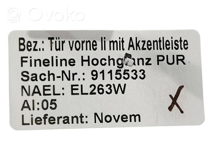 BMW 7 F01 F02 F03 F04 Paneelin lista 9123650