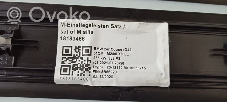 BMW 2 G42 Osłona listwy przedniej 026890