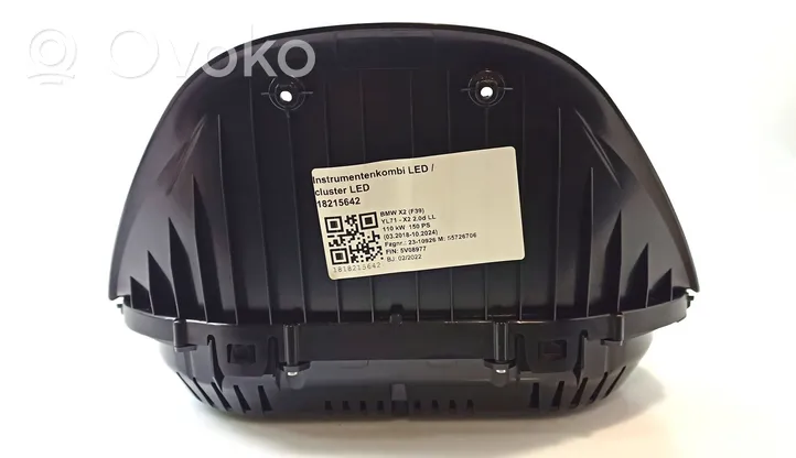 BMW X2 F39 Tachimetro (quadro strumenti) 027360