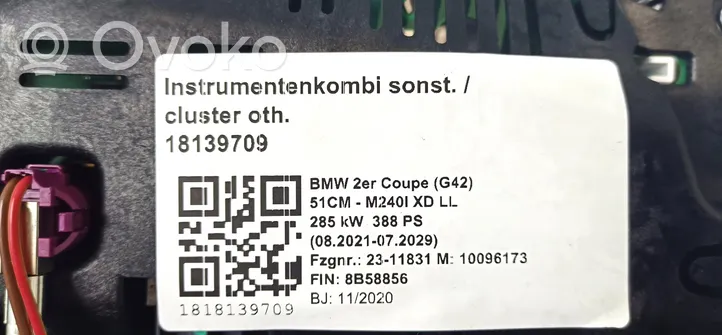 BMW 2 G42 Nopeusmittari (mittaristo) 027702