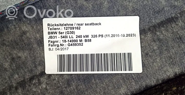BMW 5 G30 G31 Półka tylna bagażnika 027718
