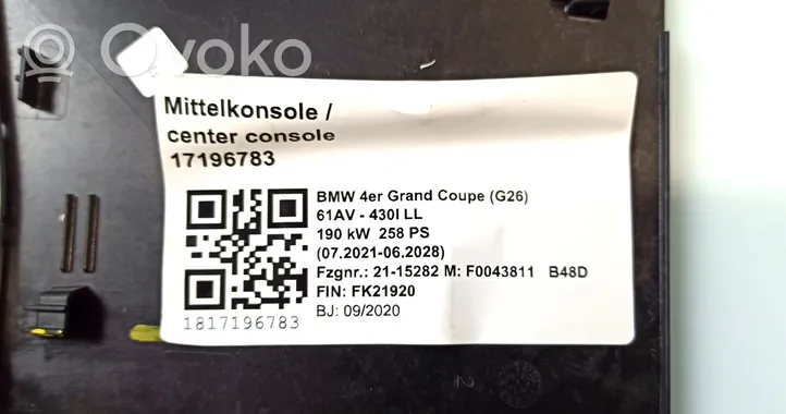 BMW 4 G22 G23 G24 G26 Ozdoba tunelu środkowego 027917