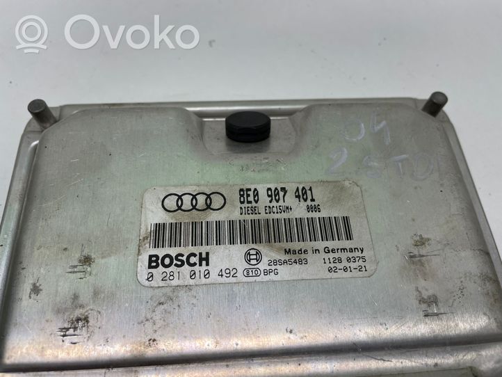 Audi A6 S6 C5 4B Centralina/modulo del motore 8E0907401