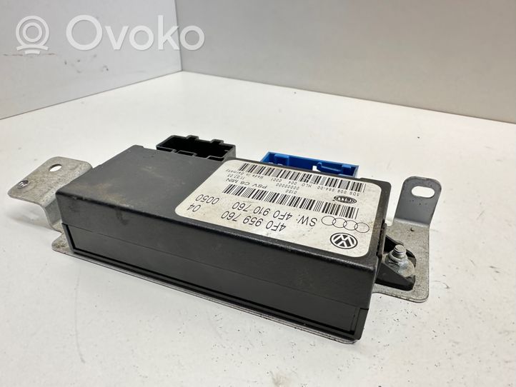 Audi A6 S6 C6 4F Sėdynės valdymo blokas 4F0959760