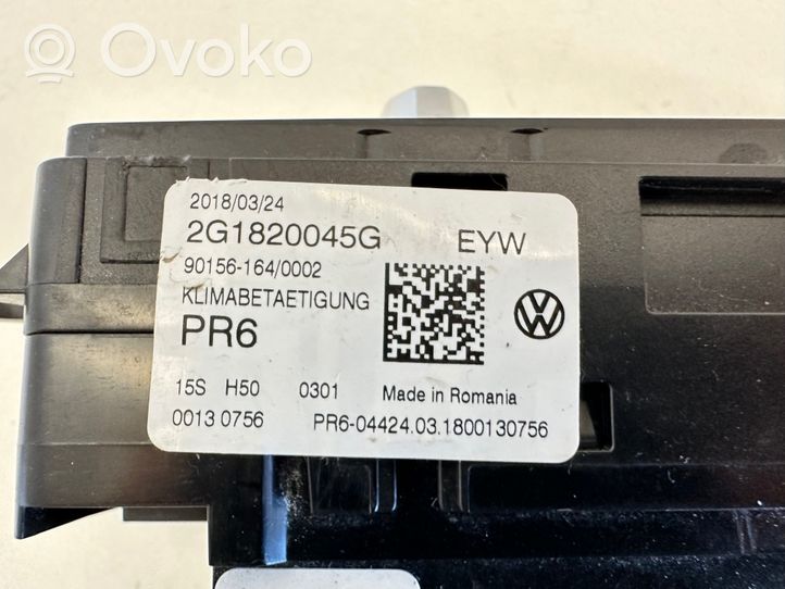 Volkswagen Polo VI AW Unité de contrôle climatique 2G1820045G