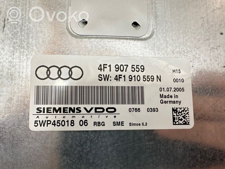 Audi A6 S6 C6 4F Variklio valdymo blokas 4F1907559