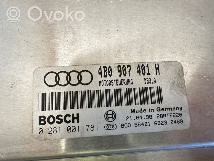 Audi A6 Allroad C5 Calculateur moteur ECU 4B0907401H