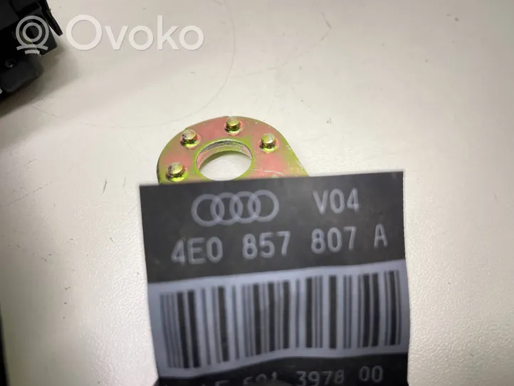 Audi A8 S8 D3 4E Ceinture de sécurité arrière centrale (siège) 4E0857807A