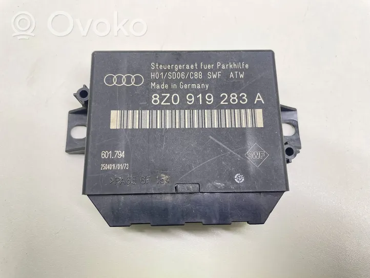 Audi A4 S4 B6 8E 8H Sterownik / Moduł parkowania PDC 8Z0919283A