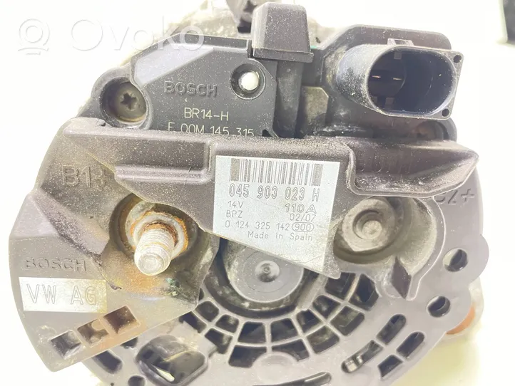 Skoda Fabia Mk2 (5J) Alternator 045903023H