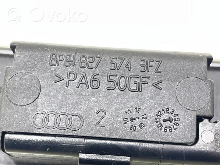 Audi A3 S3 A3 Sportback 8P Listwa oświetlenie tylnej tablicy rejestracyjnej 8P0827574