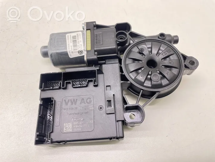 Volkswagen PASSAT B7 Front door window regulator motor 3AA837462