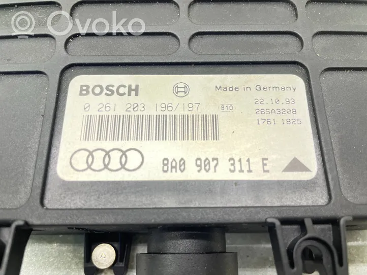 Audi 80 90 S2 B4 Moottorin ohjainlaite/moduuli 8A0907311E