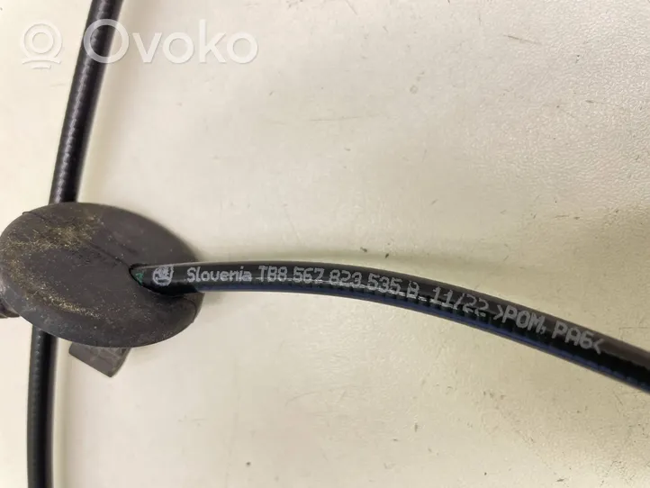 Skoda Kodiaq Engine bonnet/hood lock release cable 567823535B