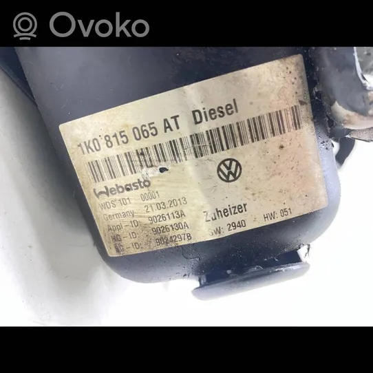 Volkswagen Caddy Unité de préchauffage auxiliaire Webasto 1K0815065AT