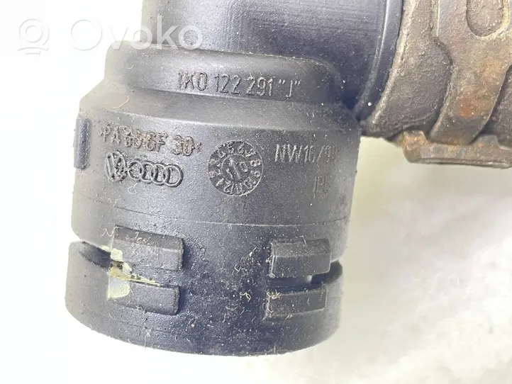 Volkswagen Golf VI Tuyau de liquide de refroidissement moteur 1K0122291J