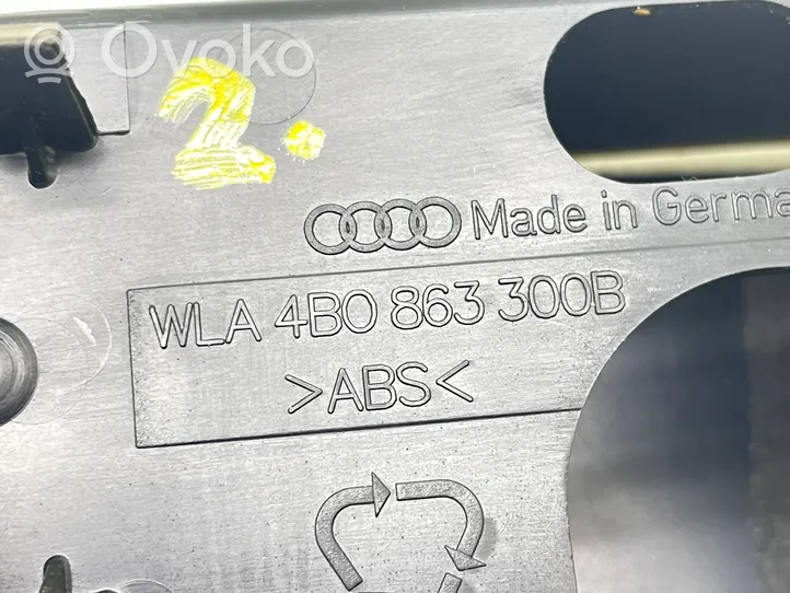 Audi A6 S6 C5 4B Główny schowek tunelu środkowego 4B0863300B