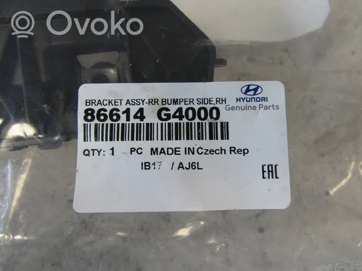 Hyundai i30 Uchwyt / Mocowanie zderzaka tylnego 86614-G4000