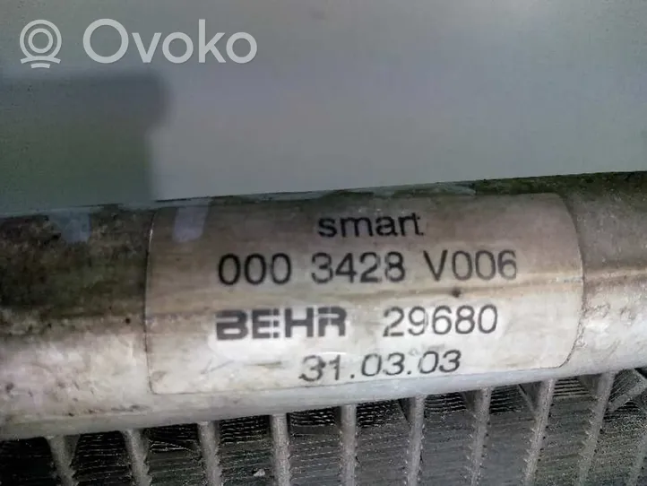 Smart ForTwo I Chłodnica 0003428V006